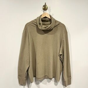 Calia Active Cowl Neck Pullover Tan